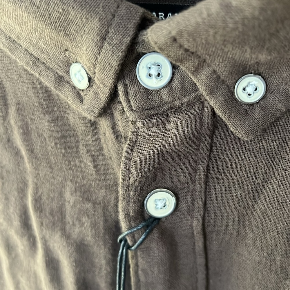 NWT Stitch Note Men's Short Sleeve Dress Shirt / Size XXL - Picture 5 of 11